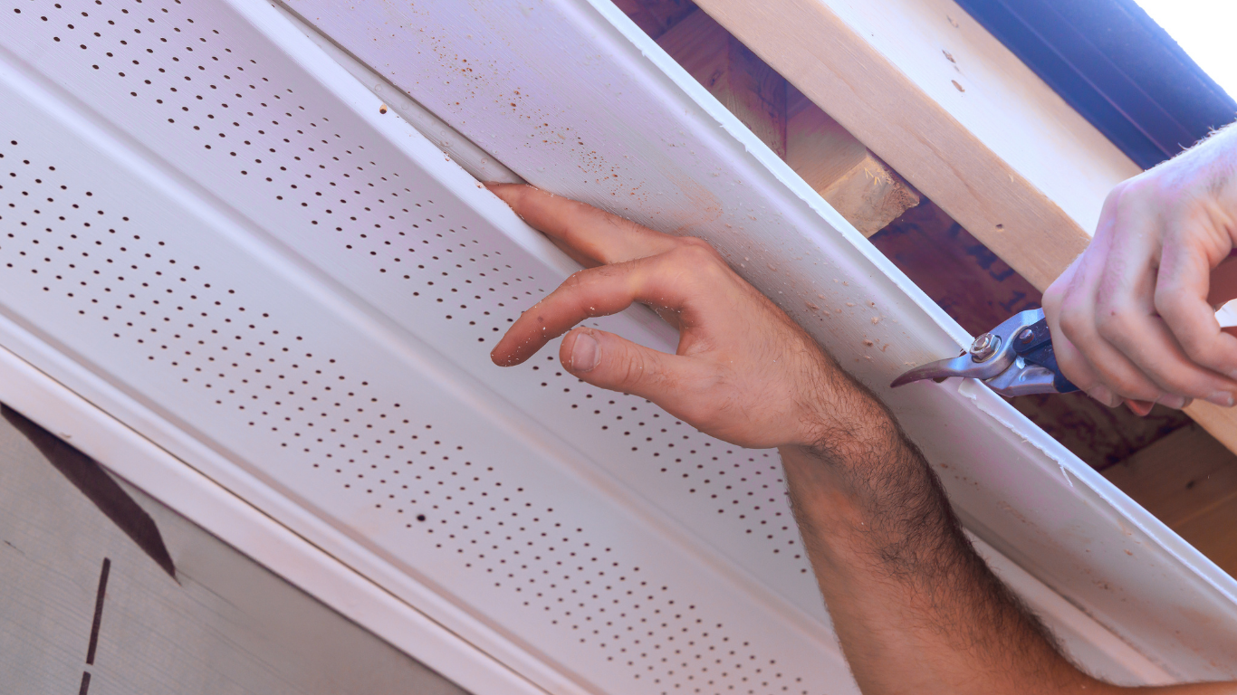 Soffit cleaning